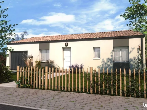 Maison 3 chambres sur un terrain de 219 m² à BAZOGES-EN-PAREDS