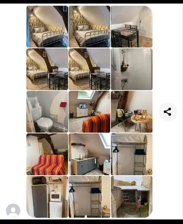 Location studio sous combles mais avec clim