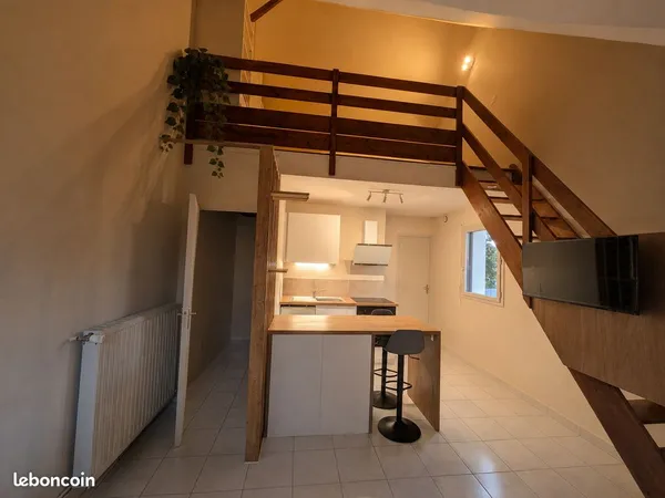Studio meublé 32.5 m² mezzanine St-Grégoire