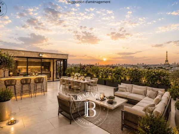 Rooftop avec terrasse d'exception 5 pièces / Neuilly-sur-Seine