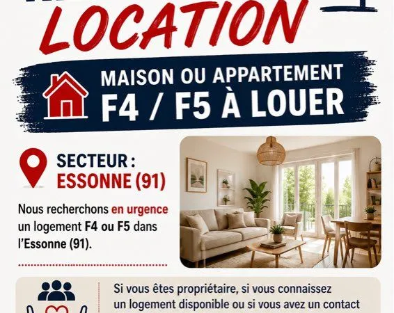 Urgent - recherche location f4/f5