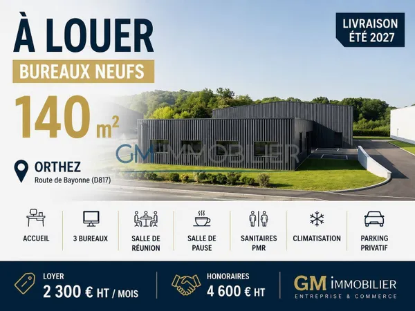 Local commercial 140 m²