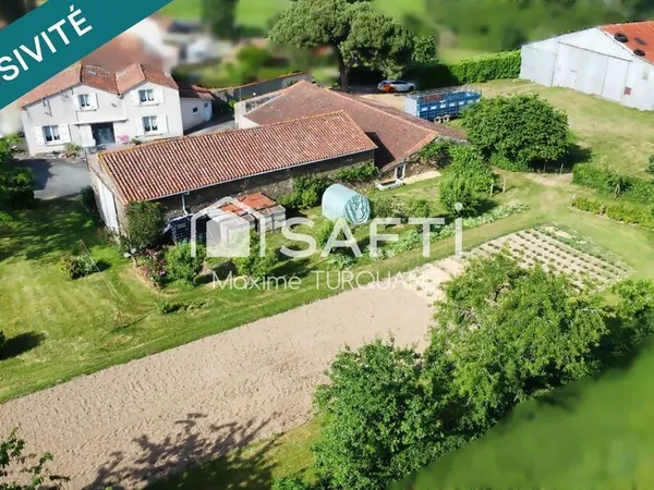 Maison 115m², 4 chambres 4600m² de terrain avec Dépendances XL.