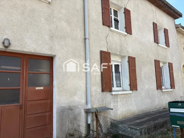 maison de 80 m² avec 3 chambres avec un terrain de 537 m² dans un village a 5 minutes de vittel