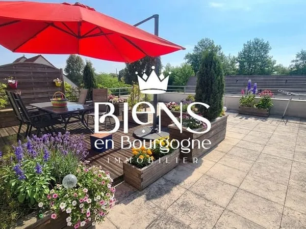LONGVIC, à 5 min de Dijon,T4 de 91m² avec terrasse exceptionne