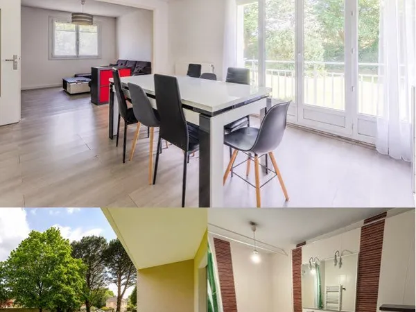 Appartement familial 5 pièces de 90 m² avec balcon