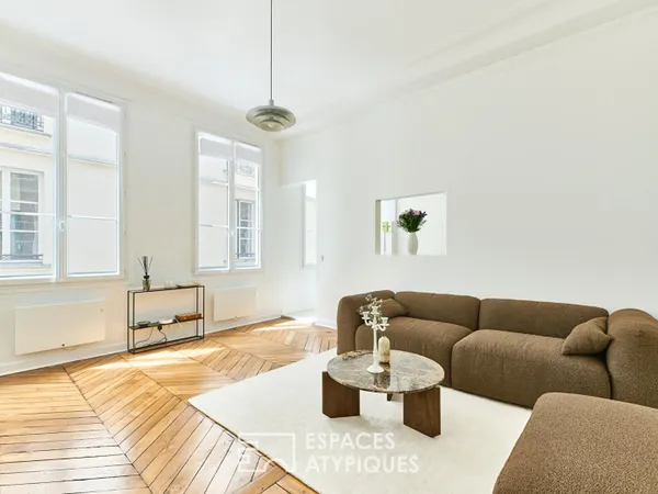 Appartement repensé par architecte proche de la mairie du 9e