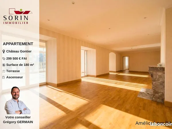 Appartement 5 pièces 180 m²