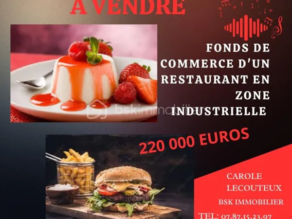 Fonds de commerce 130 m²