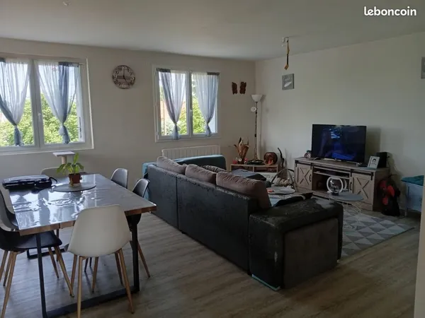 Appartement-65m²-3 pièces-jardin