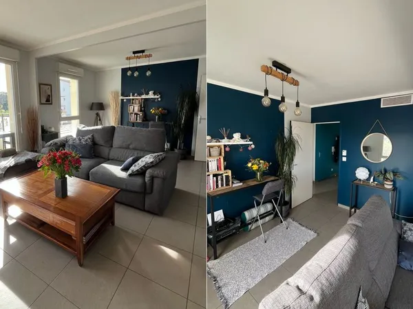 À louer en meublé - Appartement T2 - 62m² - Vernaison