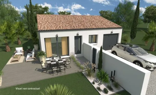 Maison neuve 81 m² à Portel-des-Corbières (11...