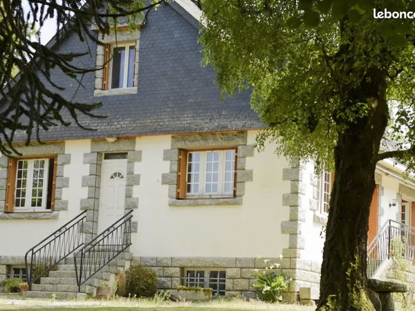 Maison bretonne rénovée 150 m² meublée — Parc 3 000 m²