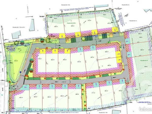 Terrain 358 m² Le Fenouiller