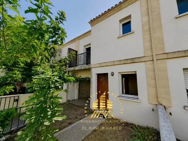 À vendre Bordeaux Bastide - Maison 4 pièces, jardin et garage