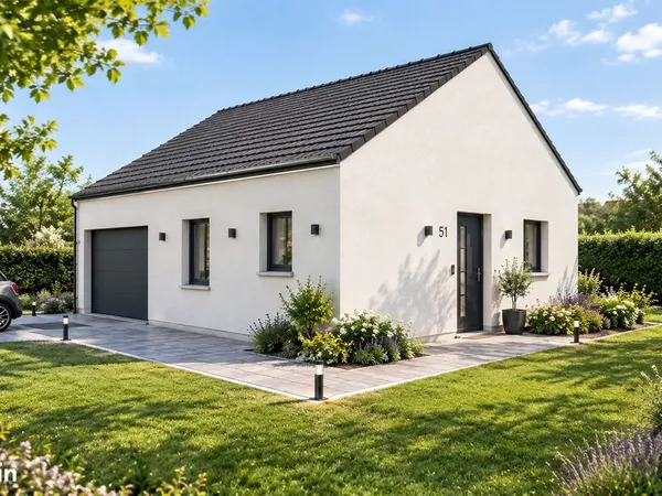 Projet de construction d'une maison 48 m² avec terrain à NOZAY (44)