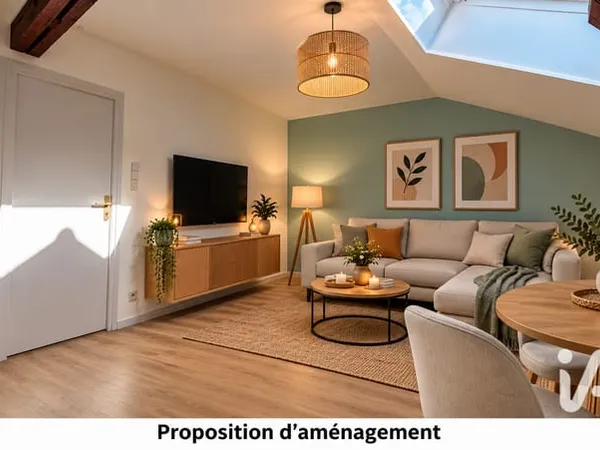 Appartement 2 pièces 25 m²