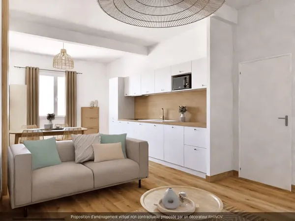 Appartement 2 pièces 45 m²