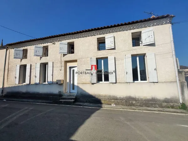 Maison 3 chambres cour