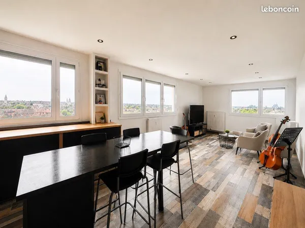 Appartement T2 57m2 entièrement rénové - Garage - RésidenceArtois