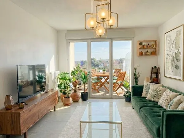 T3 récent dernier étage+balcon et 2 parkings sous sol