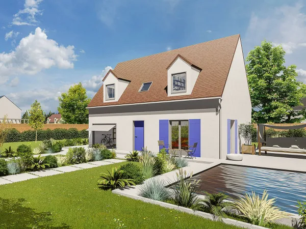 Faites construire votre maison 102.55 m² avec terrain à PIERRES (28) !