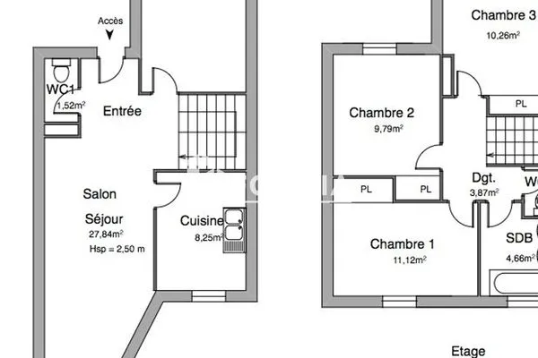 Maison 4 pièces 79 m²