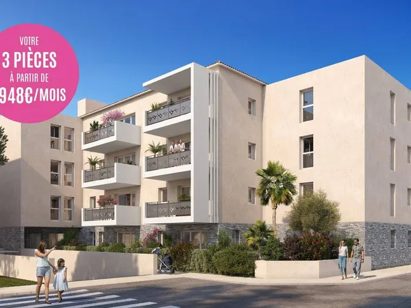 Appartement 3 pièces 59 m²