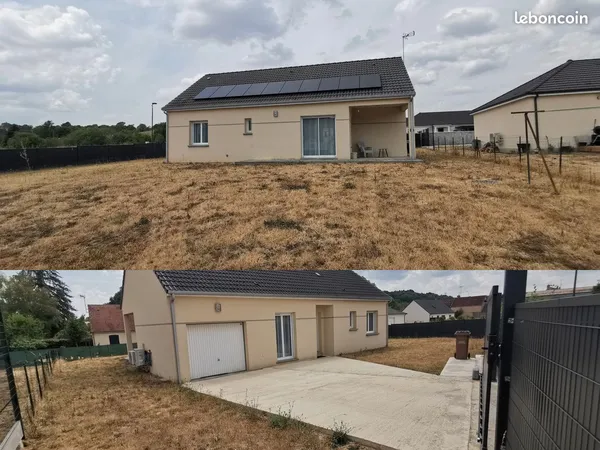 🏡 Maison de plain-pied moderne - 70 m² - 793 m² de terrain