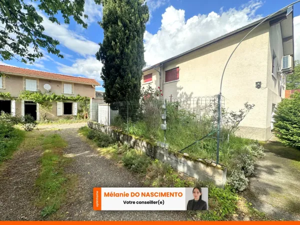 Maison 125m² 7 pièces + garage + dépendances sur parcelle de 885m² à Culhat
