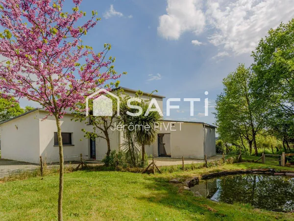 Maison contemporaine au calme d'un charmant hameau