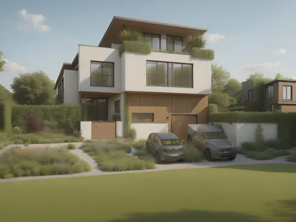 Sur un magifique terrain de 834 m² AVEC BELLE VUE LAC