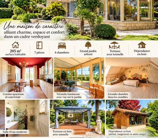 Maison 7 pièces 205 m²