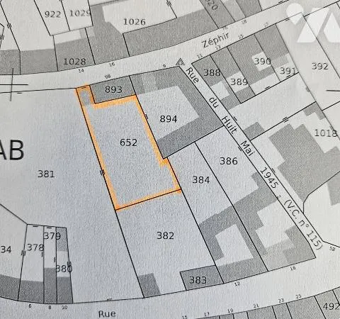 Terrain 578 m²