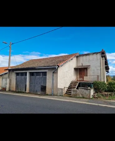 Solignac garage avec jardin