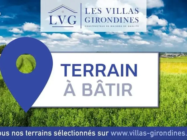 Terrain à bâtir de 547 m² à SAINT-MAGNE (33)