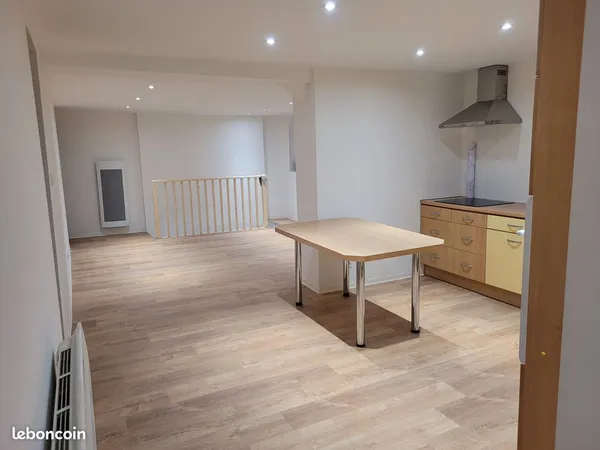 Location d'un beau F4 climatisé, rénové à neuf 88 m2 au sol avec garage et jardin