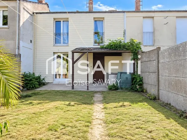 Maison nantaise de 82m² avec garage et jardin