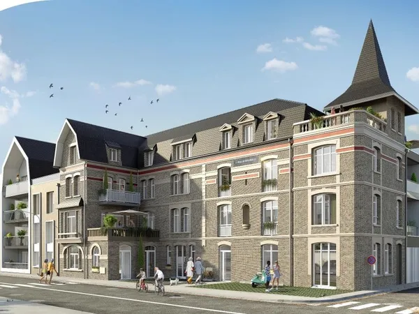 Appartement neuf en attique 78 m² - grande terrasse plein sud & vue partielle mer - Berck-sur-Mer