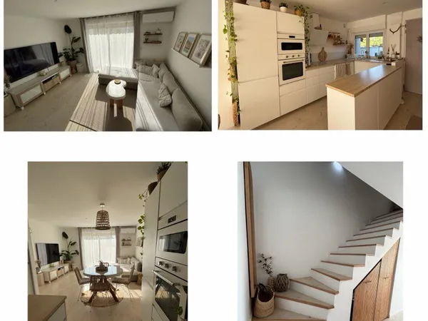 TRIPLEX 90 m² AVEC S JARDIN, CAVE ET GARAGE -
