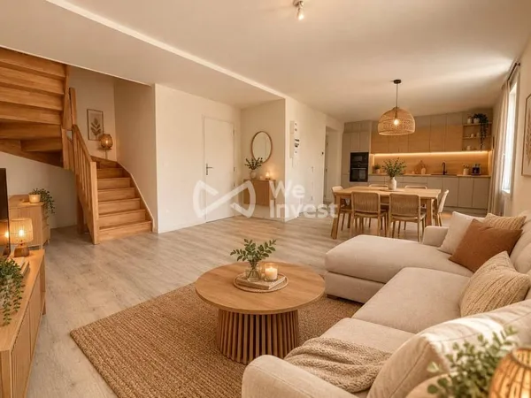 Duplex 3 pièces 63 m²