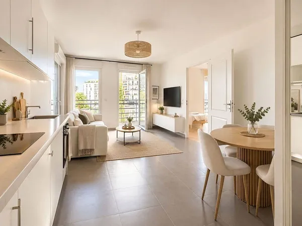 Appartement 2 pièces 38 m²