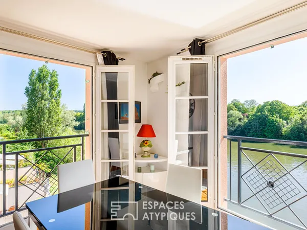 Douceur de vivre à Cergy Port : un appartement sur l'eau