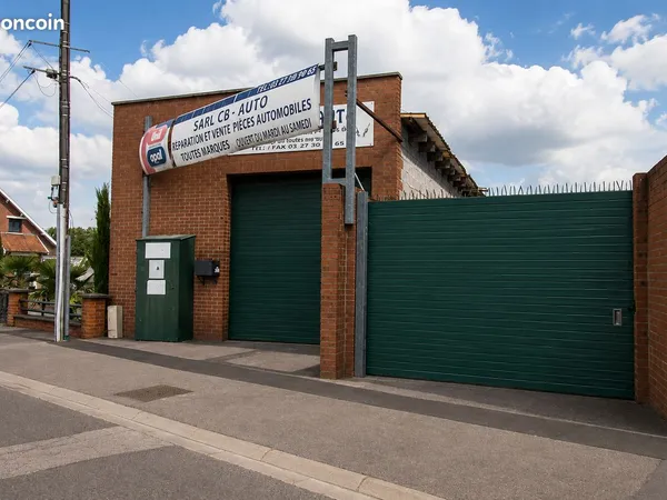 Onnaing - garage automobile / hangar / atelier - parcelle 1 023 m²