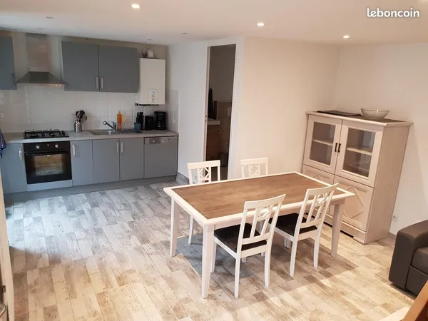 Bel appartement T2 meublé de 55 m² — Monnetier-Mornex (proche frontière / Salève)