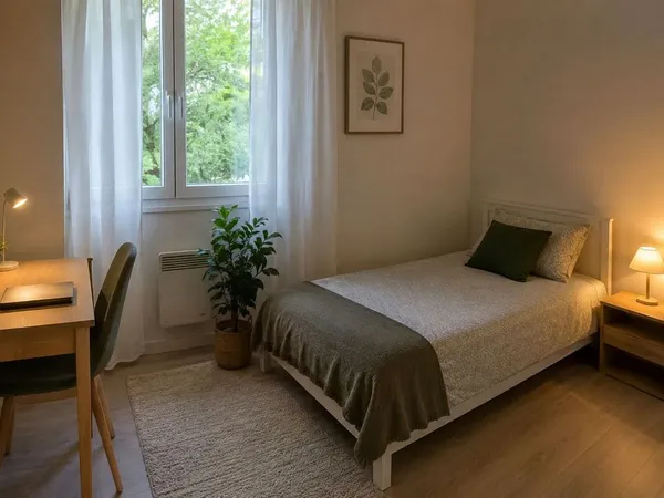 Chambre de 12m2 à louer sur Morestel