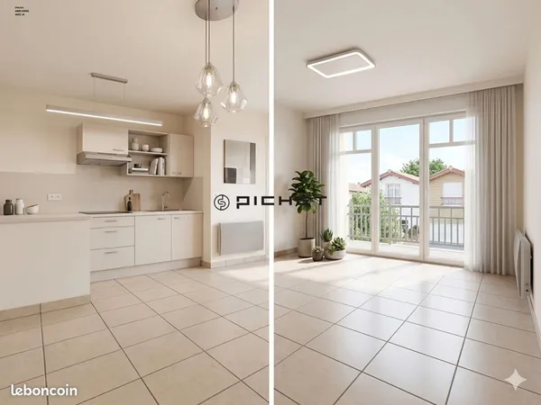Appartement 2 pièces 38 m²