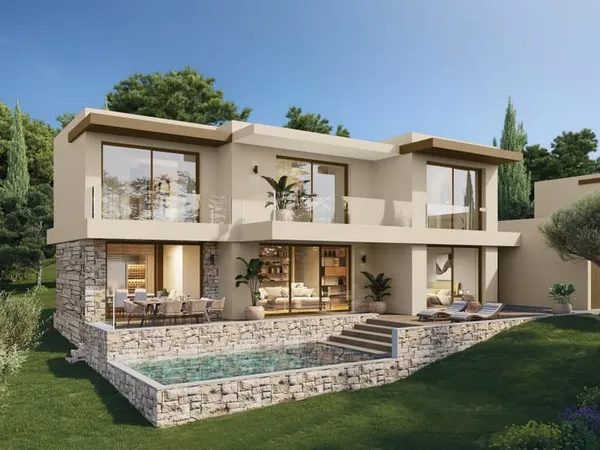 Soleil, pierre et quiétude — Villa plein sud à Mougins, piscine et 726,90 m² de jardin