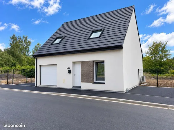Maison individuelle récente T4 - 90 m² - 3 chambres - Jardin & Garage - Escaudain