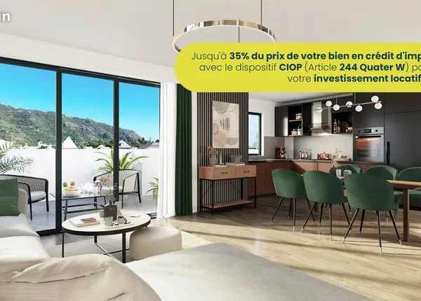 Appartement - 1 pièce - Saint-Denis à 2 min a pied du Jardin de l'Etat